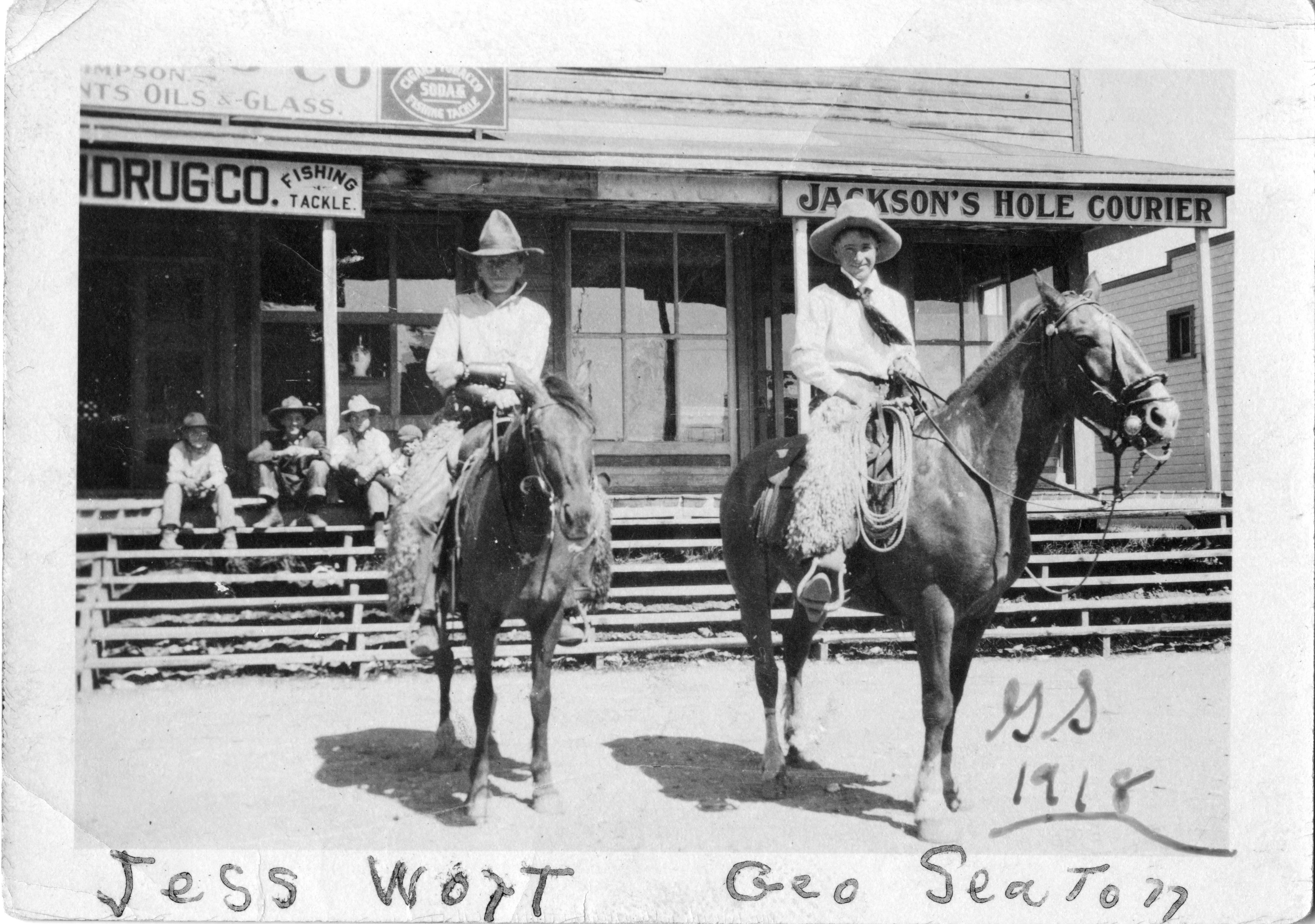 Historical Image of Young Jess Wort of The Wort Hotel, a member of Historic Hotels of America since 2002, located in Jackson Hole, Wyoming